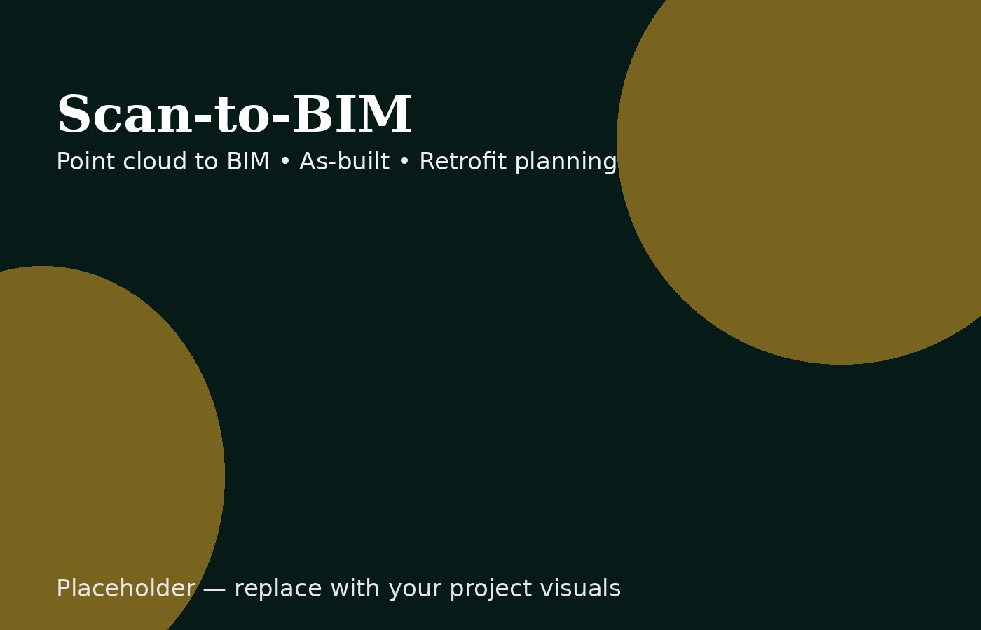 Point cloud to BIM and scan-to-BIM